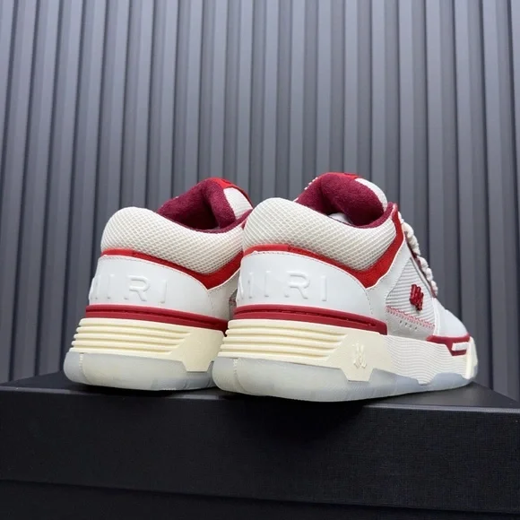 Amiri Men's White and Red Sneakers - Picture 3 of 6
